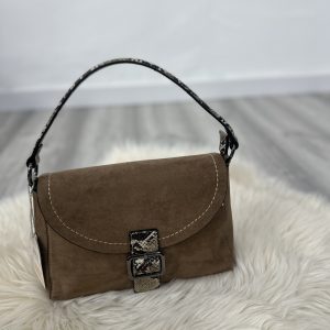 bolso seraje hebilla beige