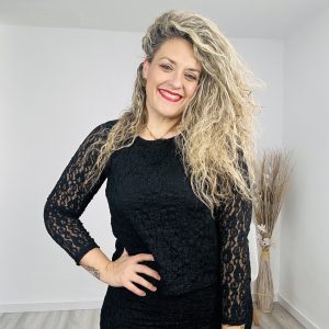 Camiseta Encaje Mónaco negra