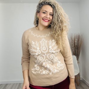 Jersey Canadá camel