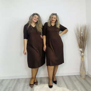 Vestido Basic marrón