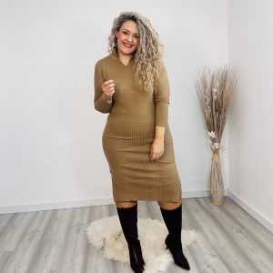 Vestido Polo camel