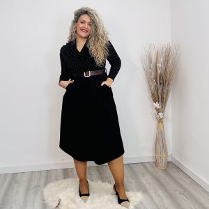 Falda Londres negra