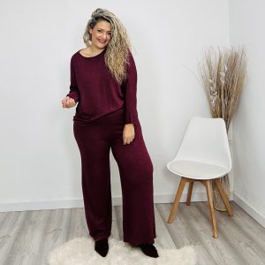 Conjunto Marga burdeos