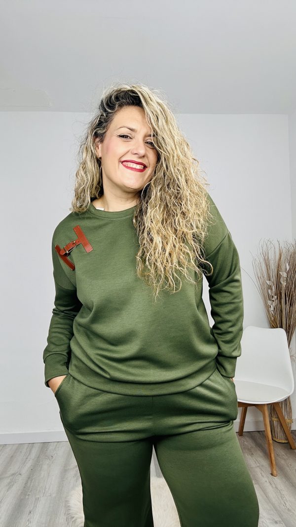 Sudadera H verde
