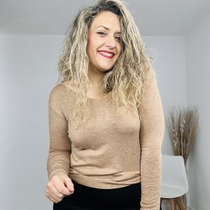 Camiseta basic Perú camel