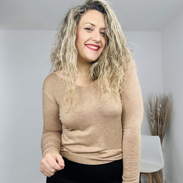 Camiseta basic Perú camel