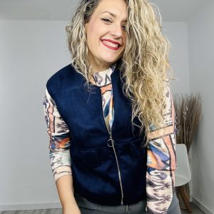 Chaleco Pilar azul
