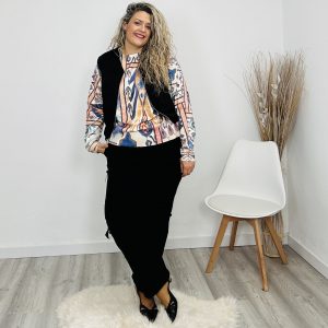 Pantalón cargo lavado negro