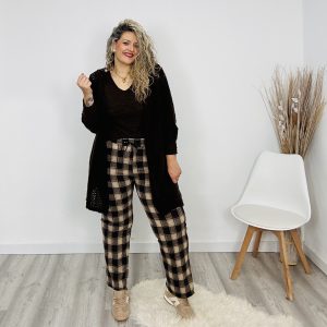 Cárdigan Noruega marrón