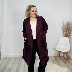 Gabardina Ana burdeos