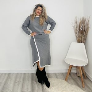 Conjunto Paulina gris