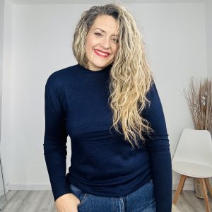 Jersey básico perkins azul