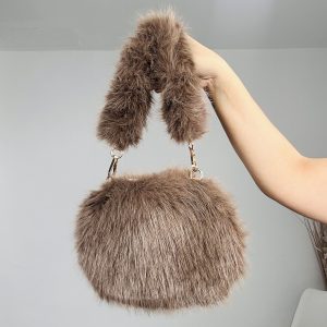Bolso Peluche topo