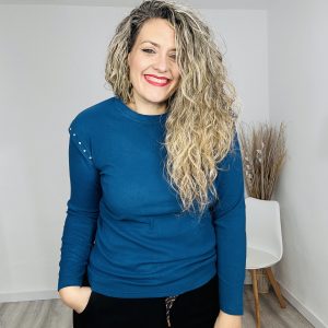 Camiseta polar tachuelas azafata