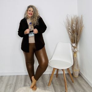 Leggins Polipiel camel