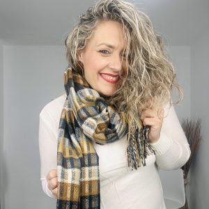 Pasmina Espiga beige/gris