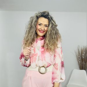 Blusa Amapola rosa