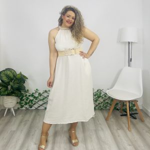 Vestido Pandora marfil