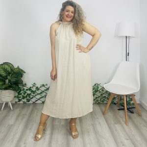 Vestido Pandora beige
