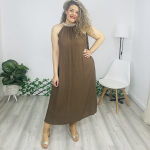 Vestido Pandora marrón