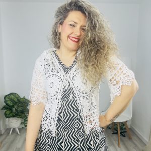 Torerita croché blanca