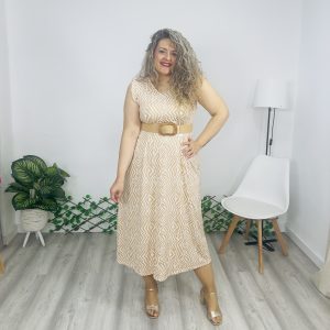 Vestido Egipto beige