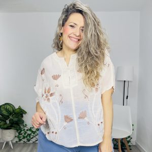 Blusa Bali marrón