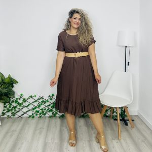 Vestido Carolina marrón