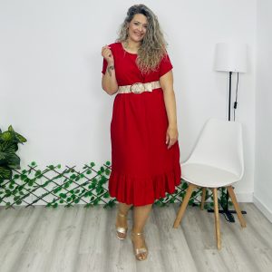 Vestido Carolina rojo