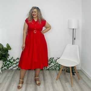 Vestido Marta rojo
