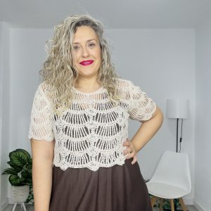 Bolero lentejuelas beige